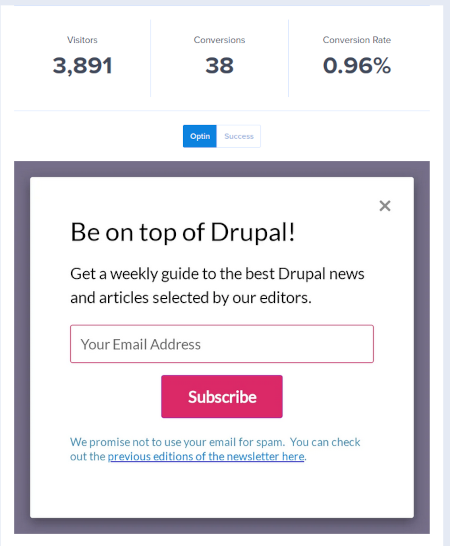 Newsletter Subscription Popup