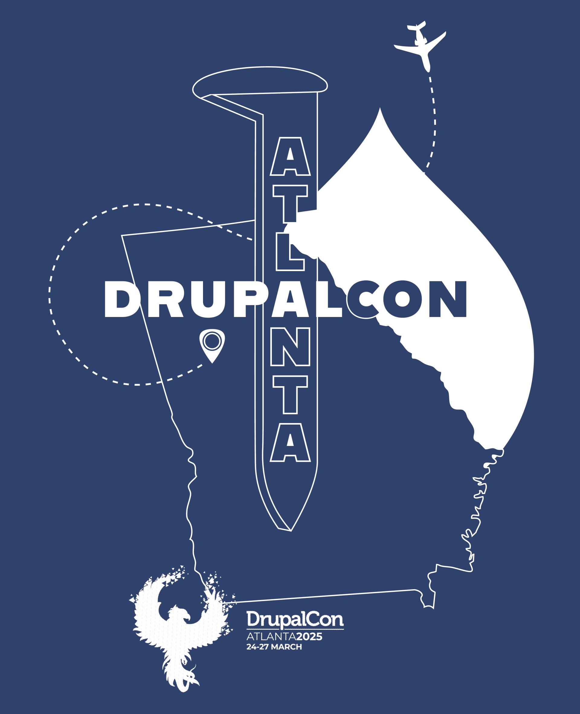DrupalCon Atlanta 2025 t-shirt designs