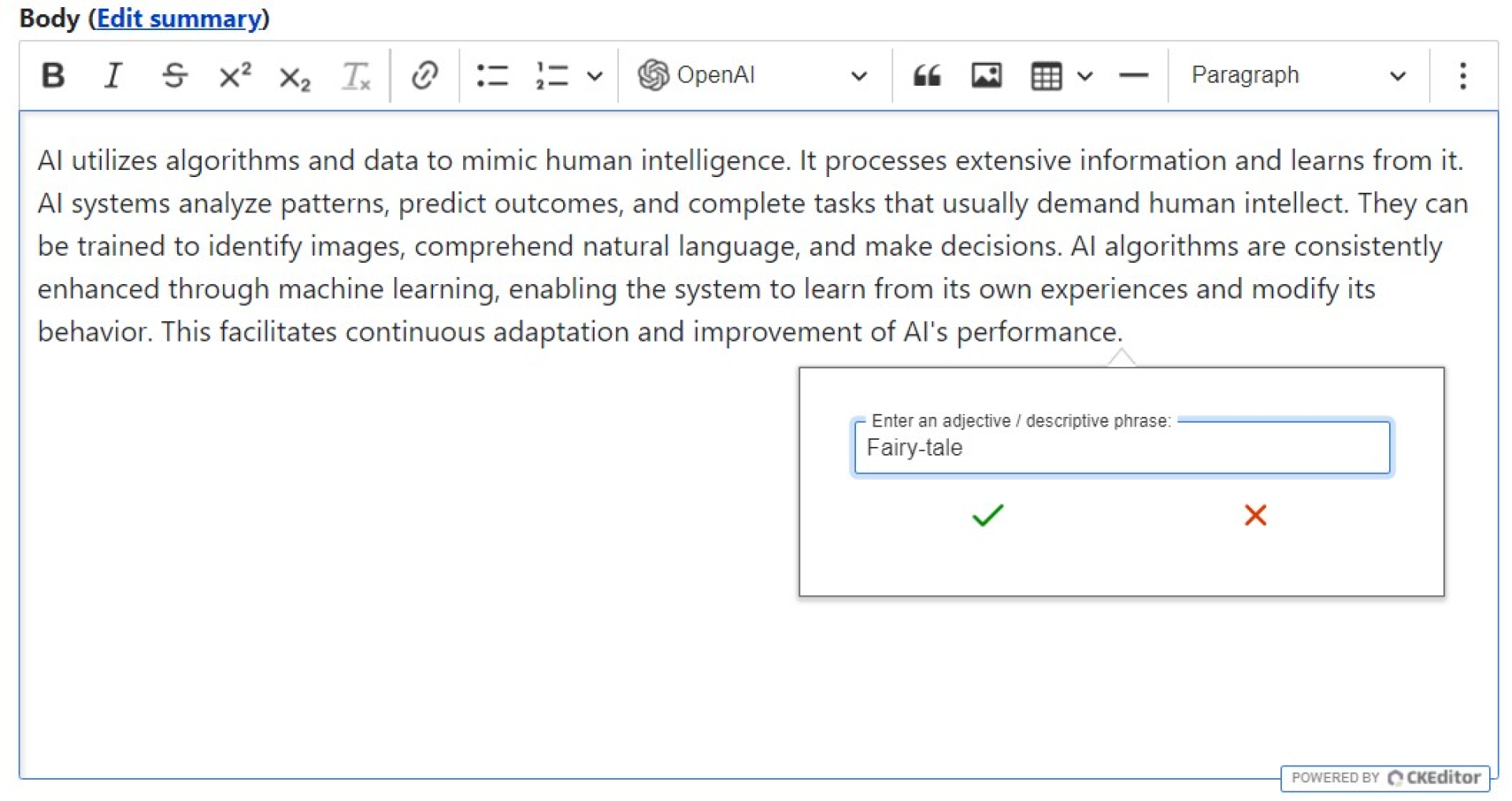 Open AI Module