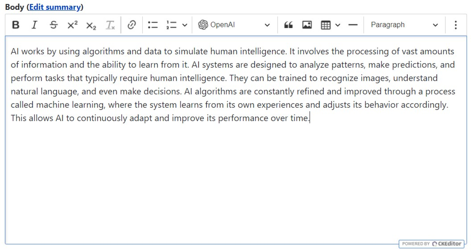 Open AI Module