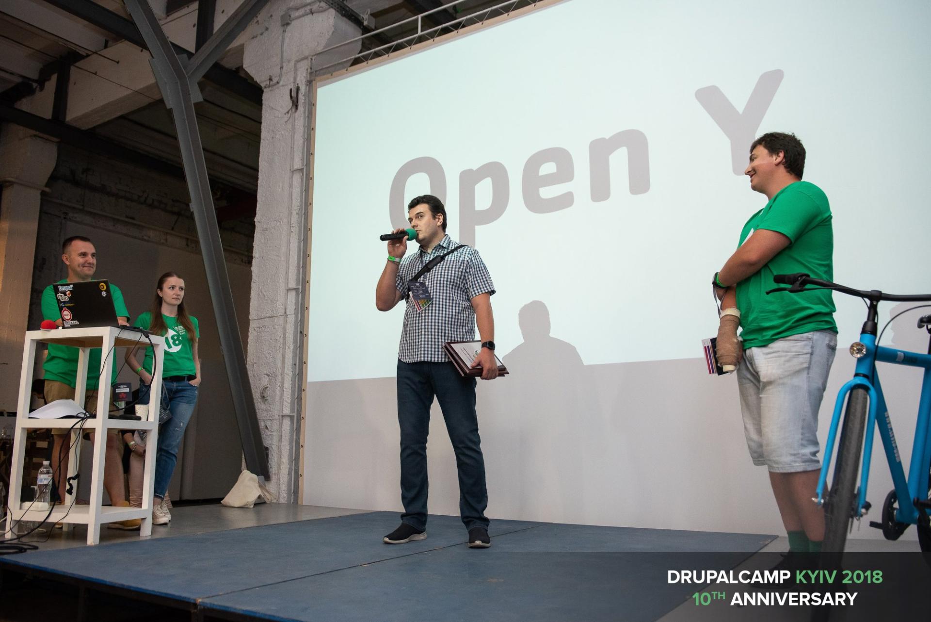 Andrii Podanenko at DrupalCamp Kyiv 2018