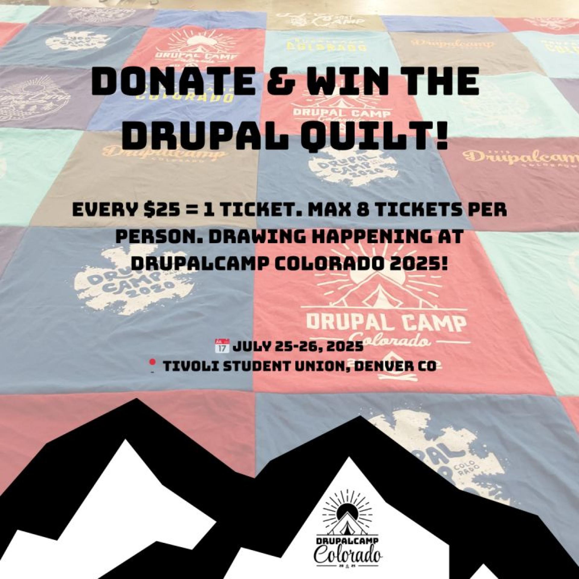 Donate and Win the Drupal Quilt