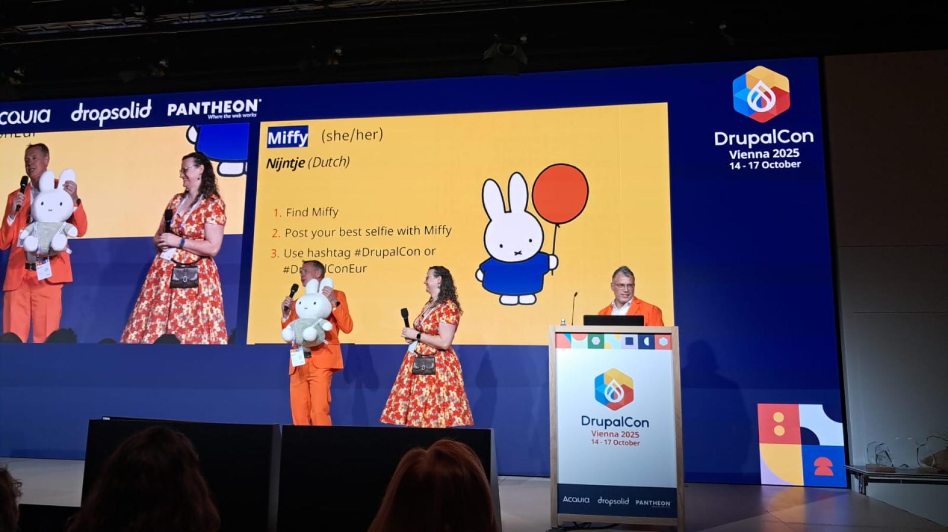 DrupalCon Vienna welcomes Miffy as its new mascot