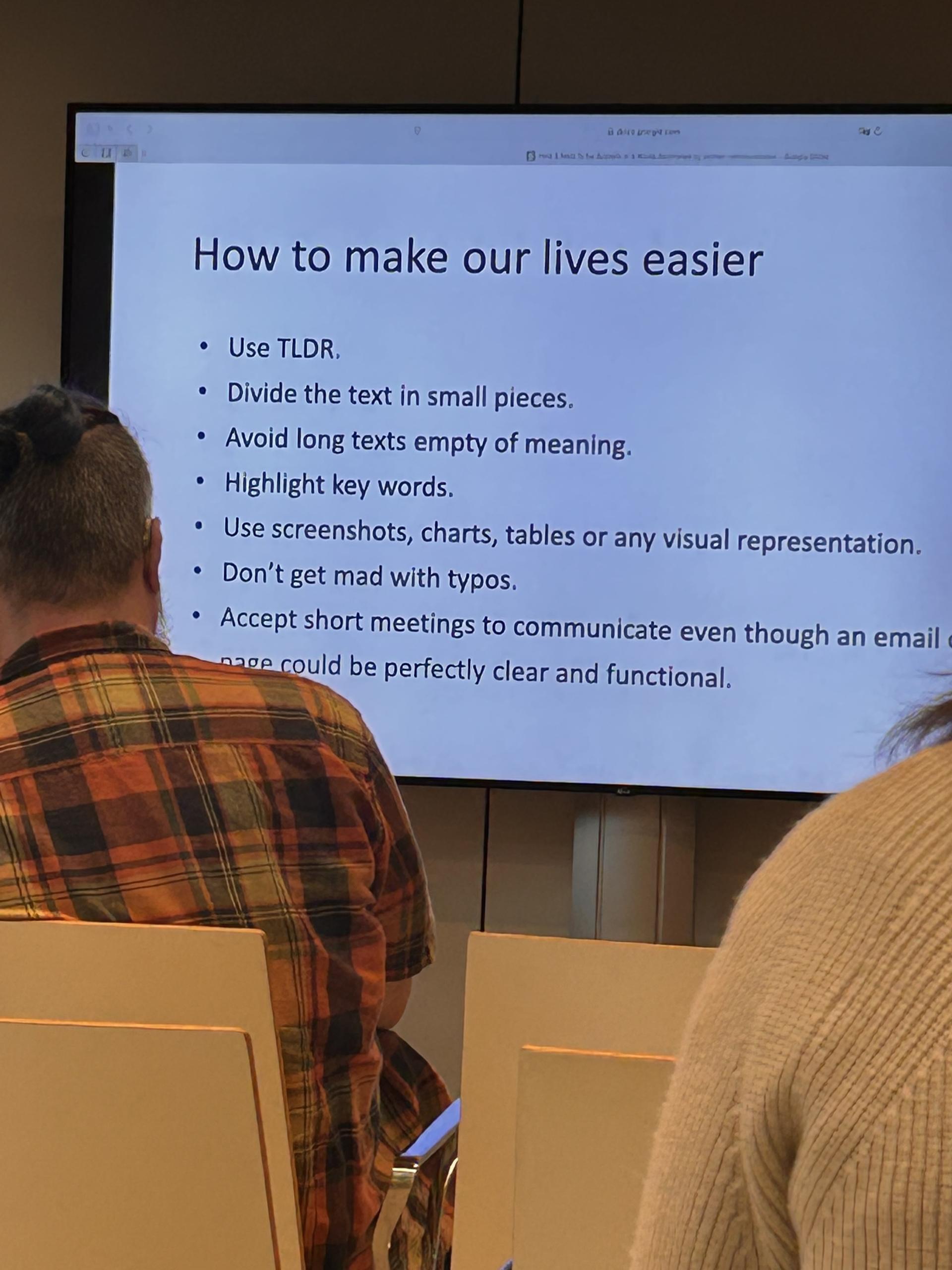 A presentation slide from Alvaro Hurtado's session “How it feels to be dyslexic in a world dominated by written communication”