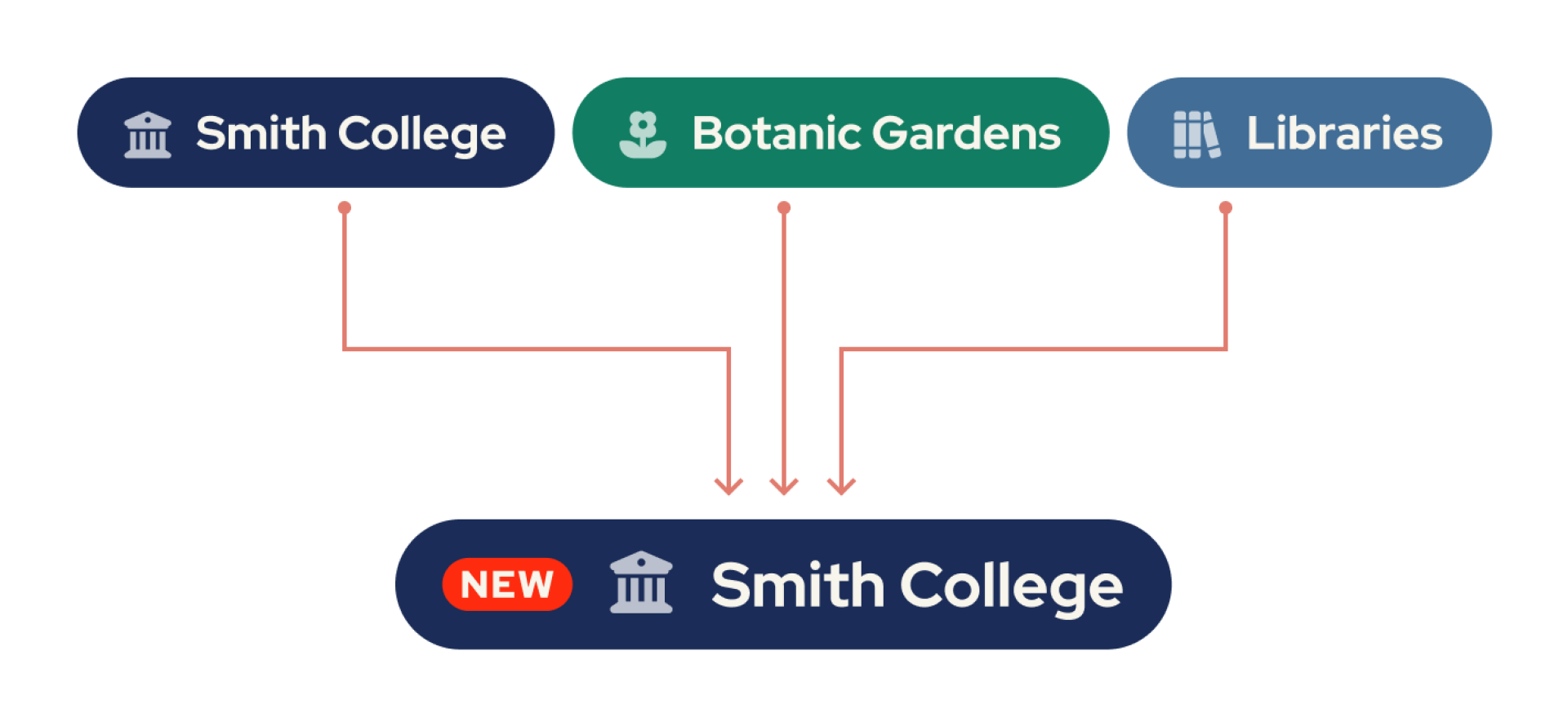 Diagram illustrating the multisite structure