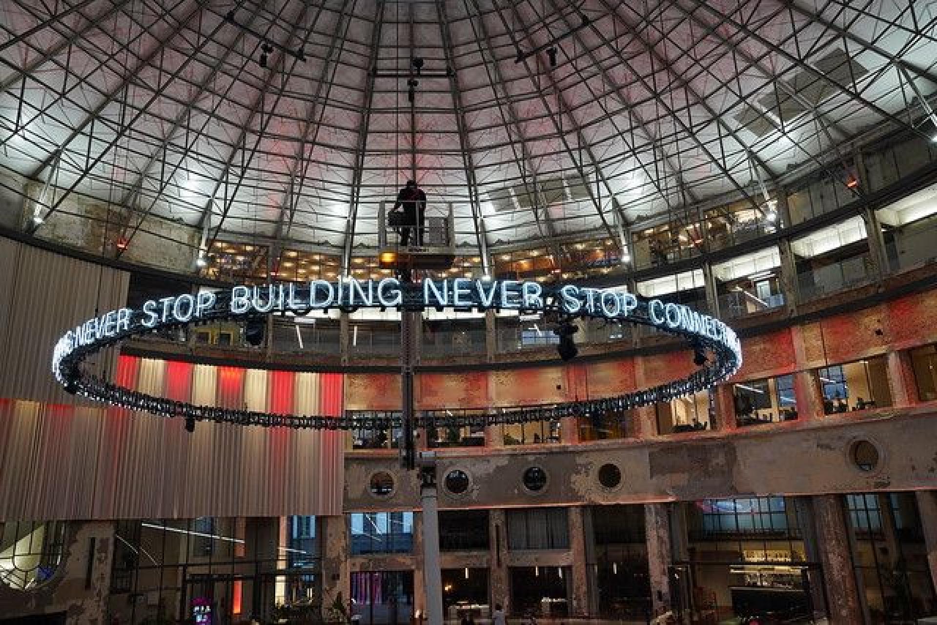 Never Stop Building. Never Stop Connecting