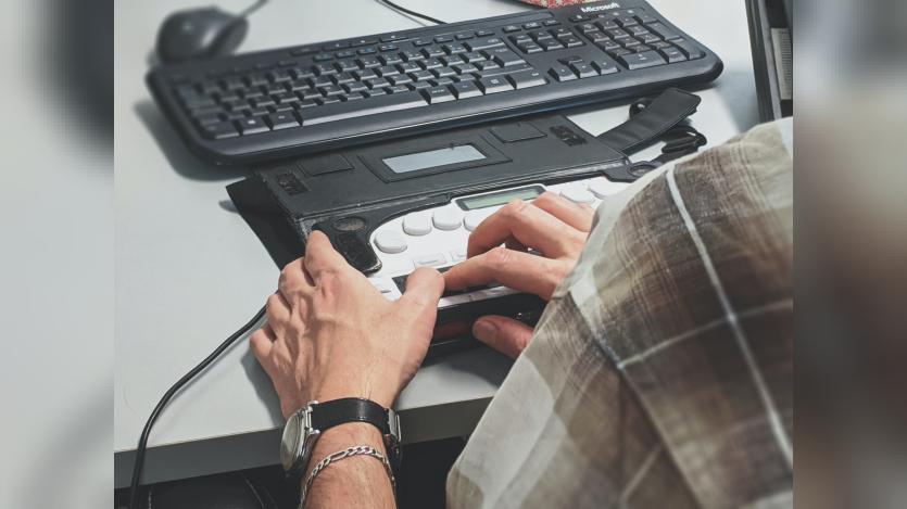 Person using Assistive Technology