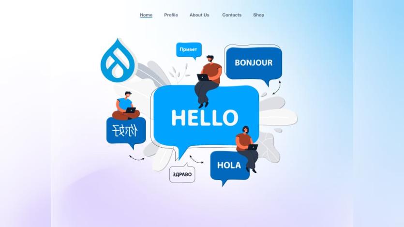 Multilingual Drupal website