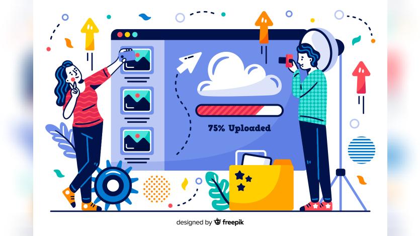  image upload landing page