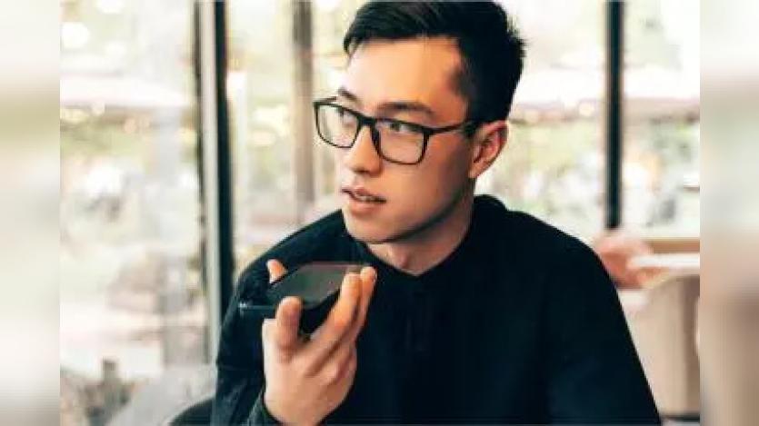a man talking in phone