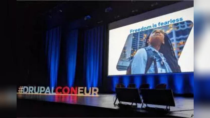 Stage at DrupalCon Lille 2023