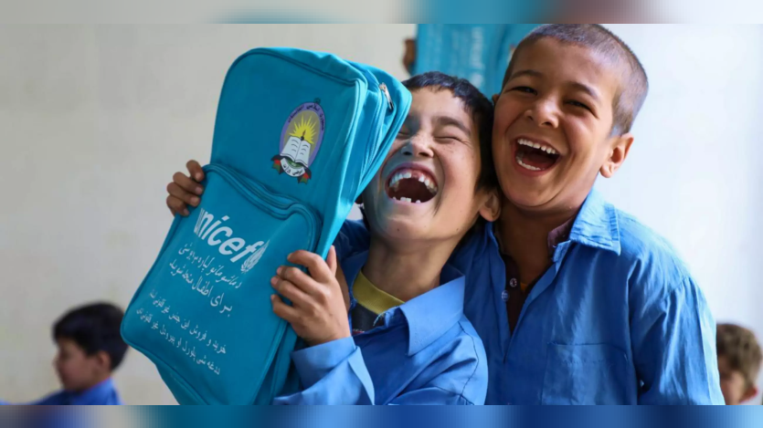 children smiling
