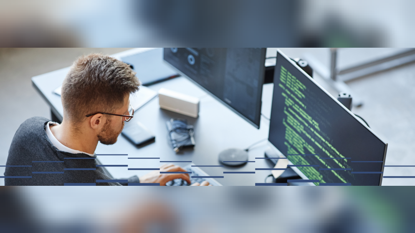 a person working