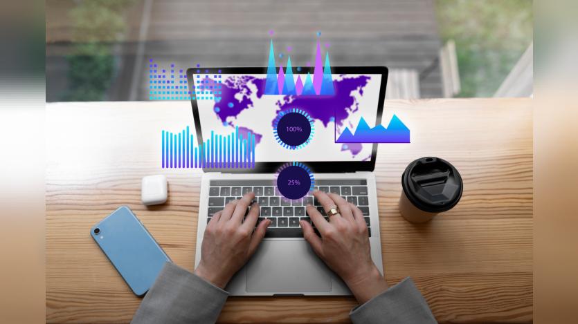  photo representation of user experience and interface design on computer