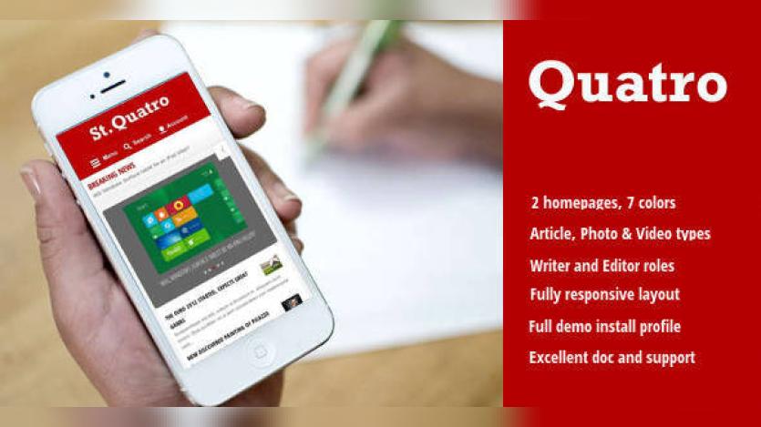 Quatro Drupal Theme
