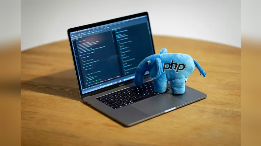 Elephant Plush On Laptop