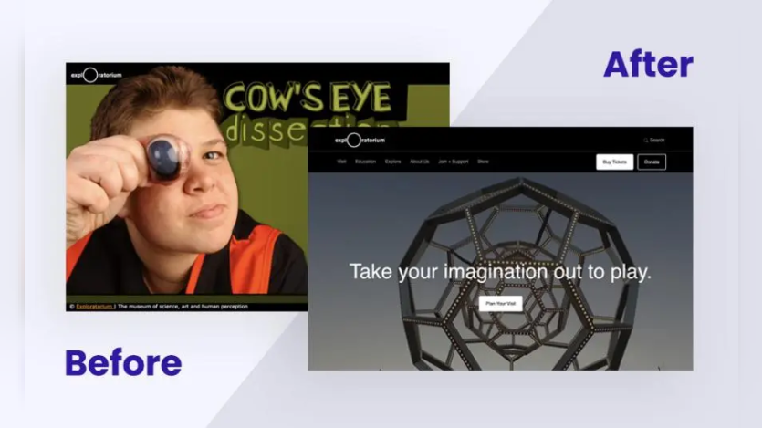 exploratorium+kanopi before and after web slice