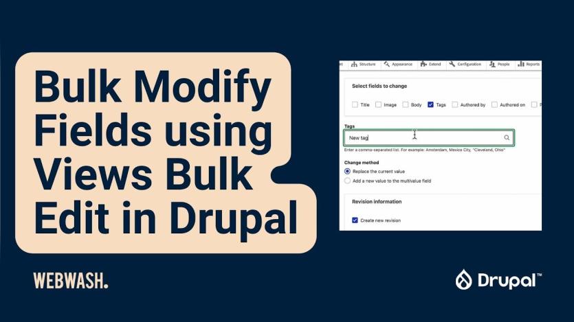 Efficiently Bulk Edit Fields in Drupal