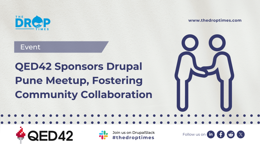 QED42 Sponsors Drupal Pune Meetup, Fostering Community Collaboration