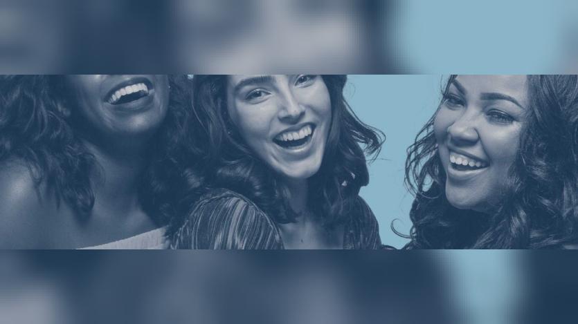 Women laughing