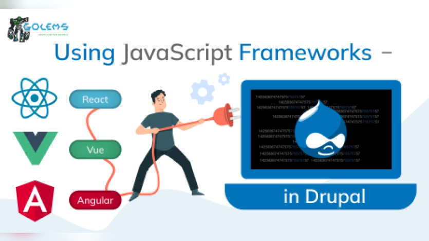 Using JavaScript Frameworks - React, Vue, Angular in Drupal