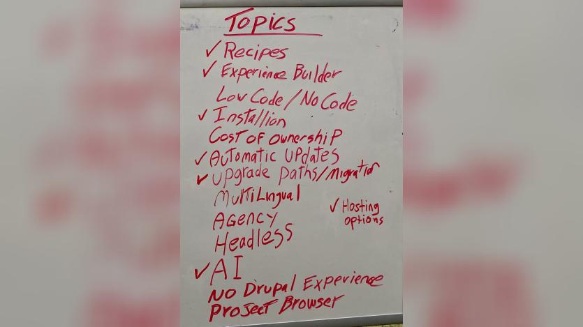 Starshot Agenda in the Summit