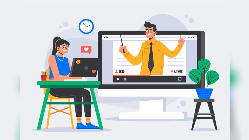 Online tutorials concept