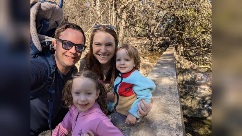 JD Leonard and his family