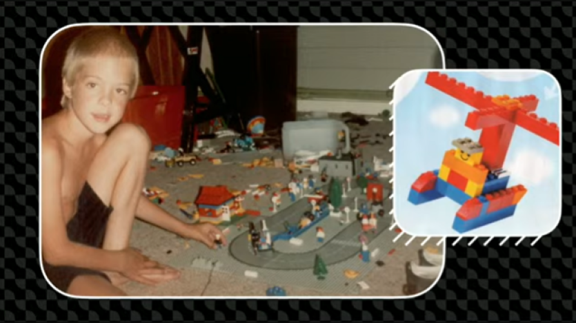 Dries Buytaert with Lego Bricks