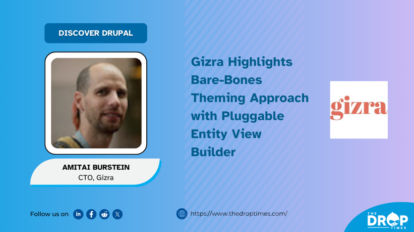 Gizra Highlights  Bare-Bones Theming Approach with  Pluggable Entity View Builder