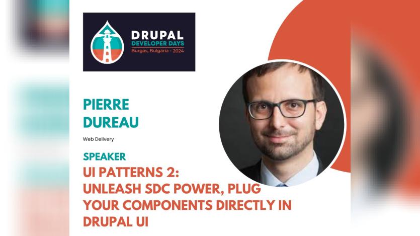 Pierre Dureau's session at Drupal Developer Days 2025 Belgium