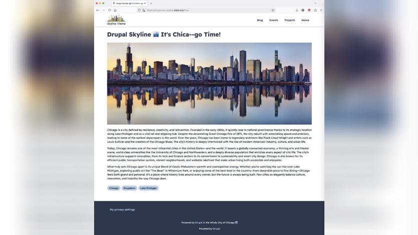 Drupal Skyline