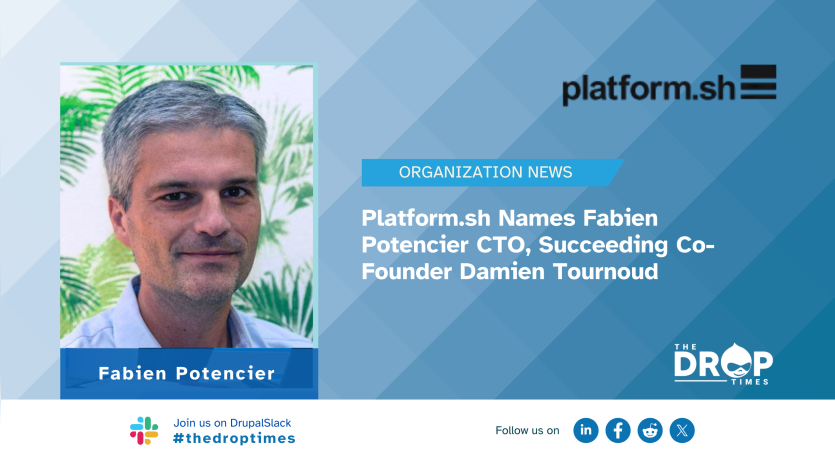 Platform.sh Names Fabien Potencier CTO, Succeeding Co-Founder Damien Tournoud