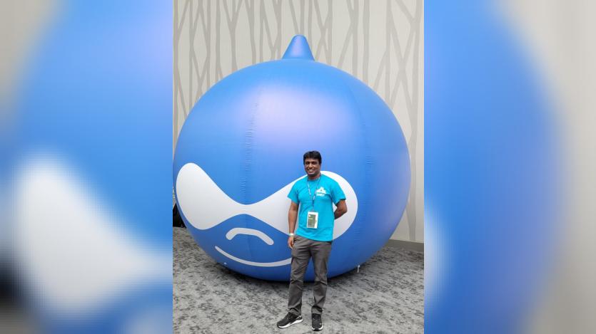 Srikanth Danapal at DrupalCon Portland 2022