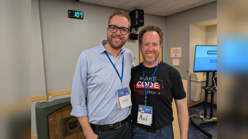 Avi Schwab and Dries Buytaert