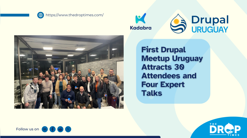 First Drupal Meetup Uruguay Attracts 30 Attendees and Four Expert Talks
