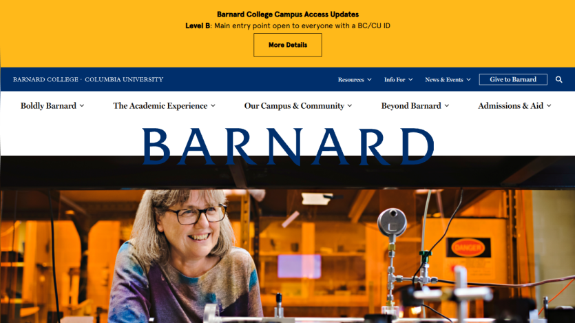 Tight-knit community with the academic resources of a research university