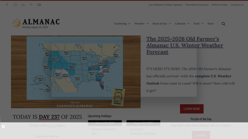 almanac.com