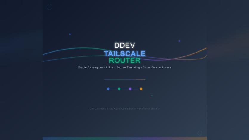 DDEV Tailscale flowchart