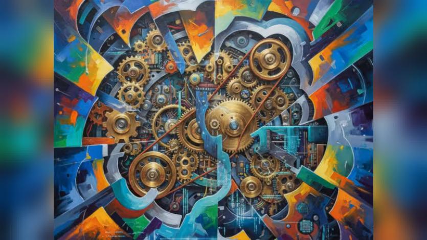 innards of machine