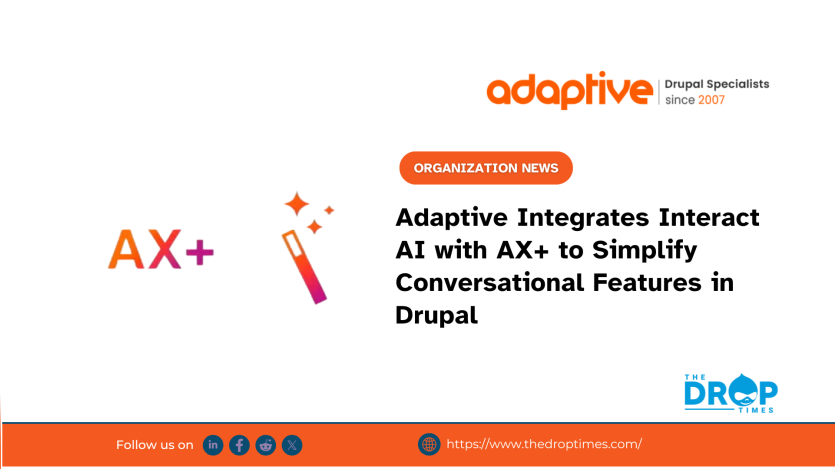 Adaptive Integrates Interact AI with AX+ to Simplify Conversational Features in Drupal