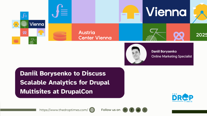 Daniil Borysenko to Discuss Scalable Analytics for Drupal Multisites at DrupalCon