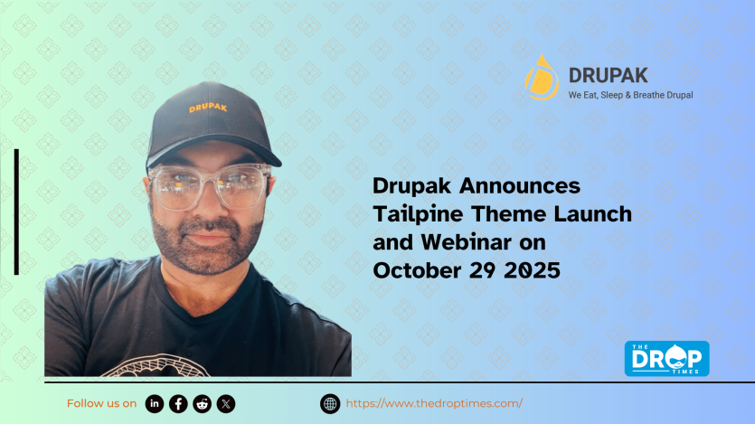 Drupak Announces Tailpine Theme Launch and Webinar on  October 29 2025