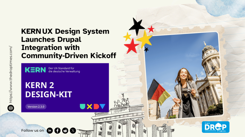 KERN UX Design System Launches Drupal Integration with Community‑Driven Kickoff