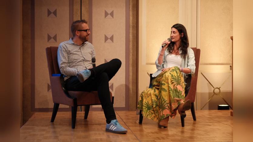 Dries Buytaert and Pamela Barone