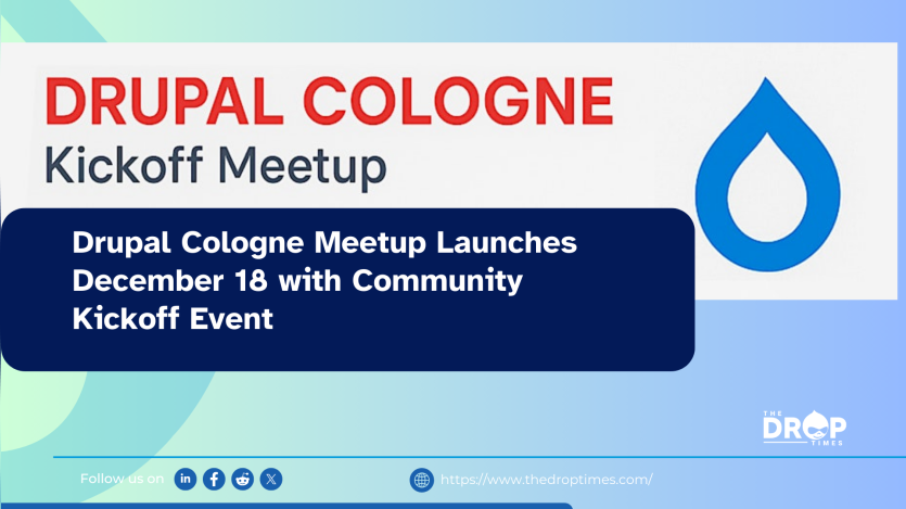 Drupal Cologne Meetup Launches December 18 with Community Kickoff Event