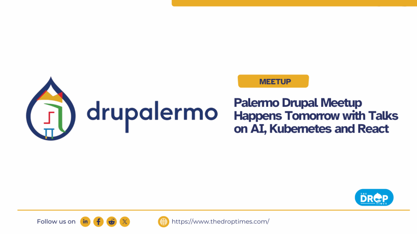 Palermo Drupal Meetup Happens Tomorrow with Talks on AI, Kubernetes and React