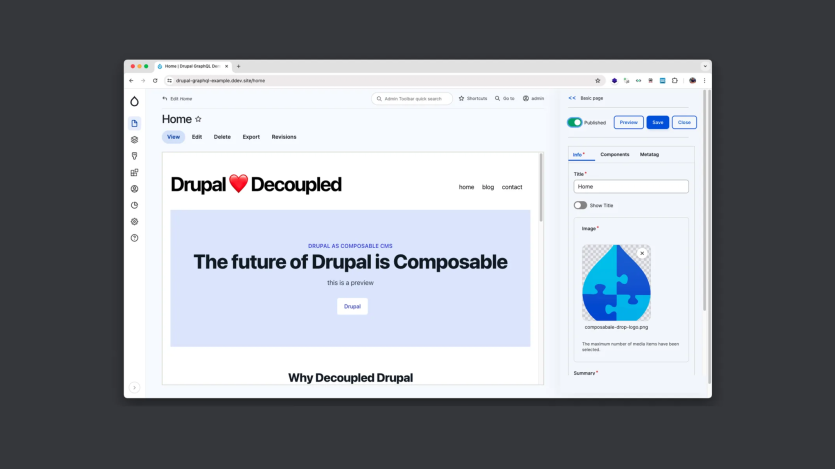 Drupal Decoupled