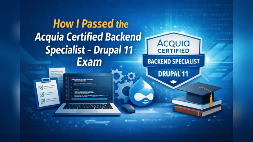 How I Passed the Acquia Certified Backend Specialist Drupal 11 Exam (Preparation Guide & Tips)
