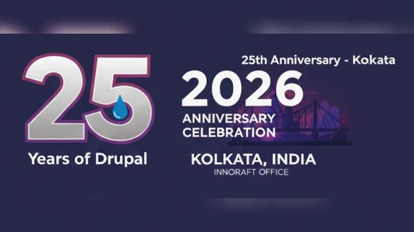 drupal-silver-jubilee-anniversary-kolkata-2026 Logo